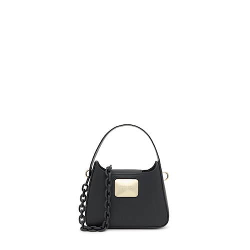 Mini bolsa de hombro negro TOUS Lucia