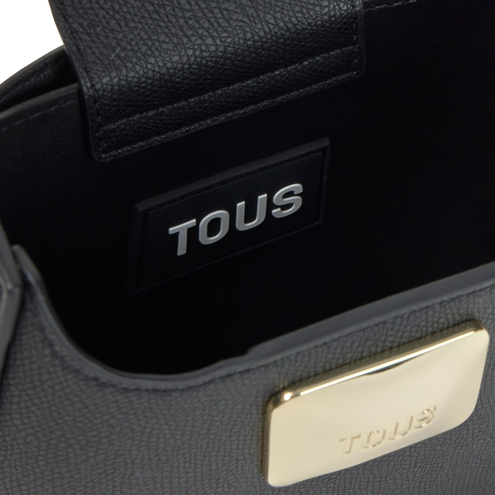 Mini bolso de hombro negro TOUS Lucia image number 2