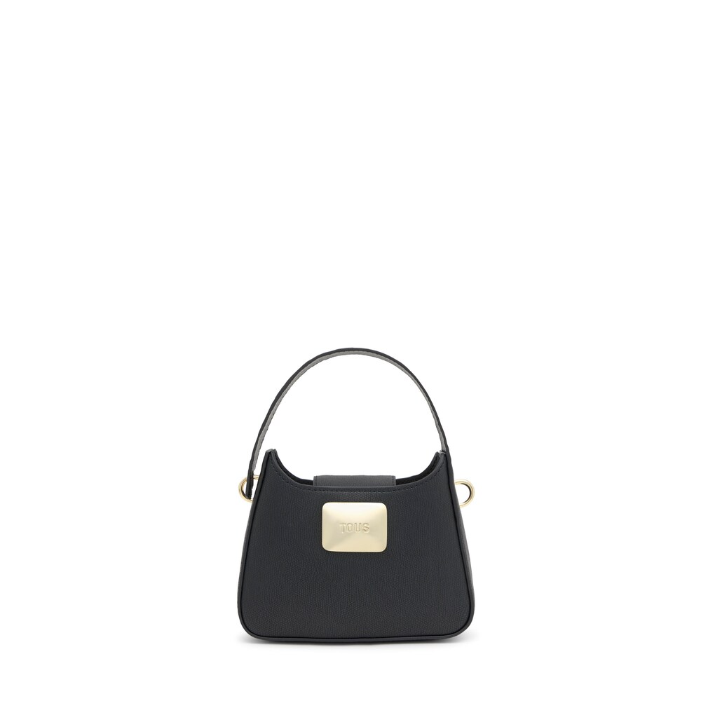 Mini bolsa de hombro negro TOUS Lucia