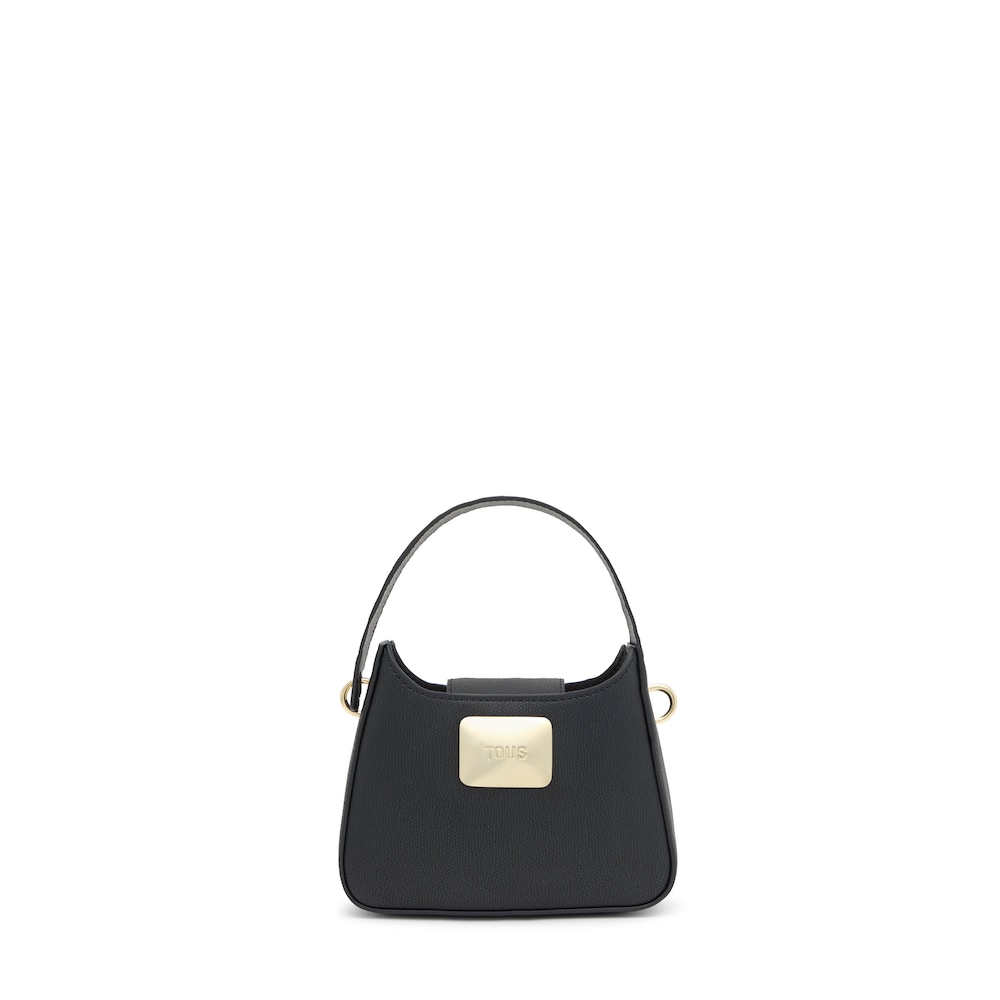 Mini bolso de hombro negro TOUS Lucia image number 3