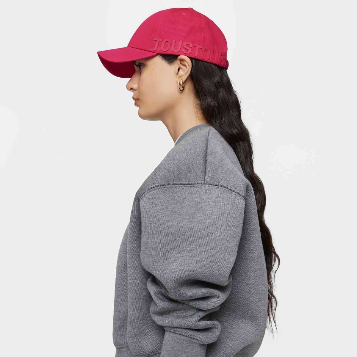 Fuchsia-colored Cap TOUS Motif