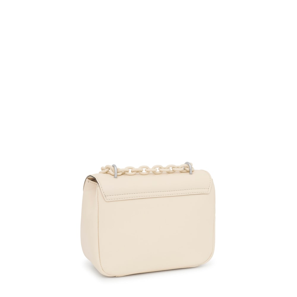 Bandolera pequeña de piel beige TOUS Bold Bear image number 1