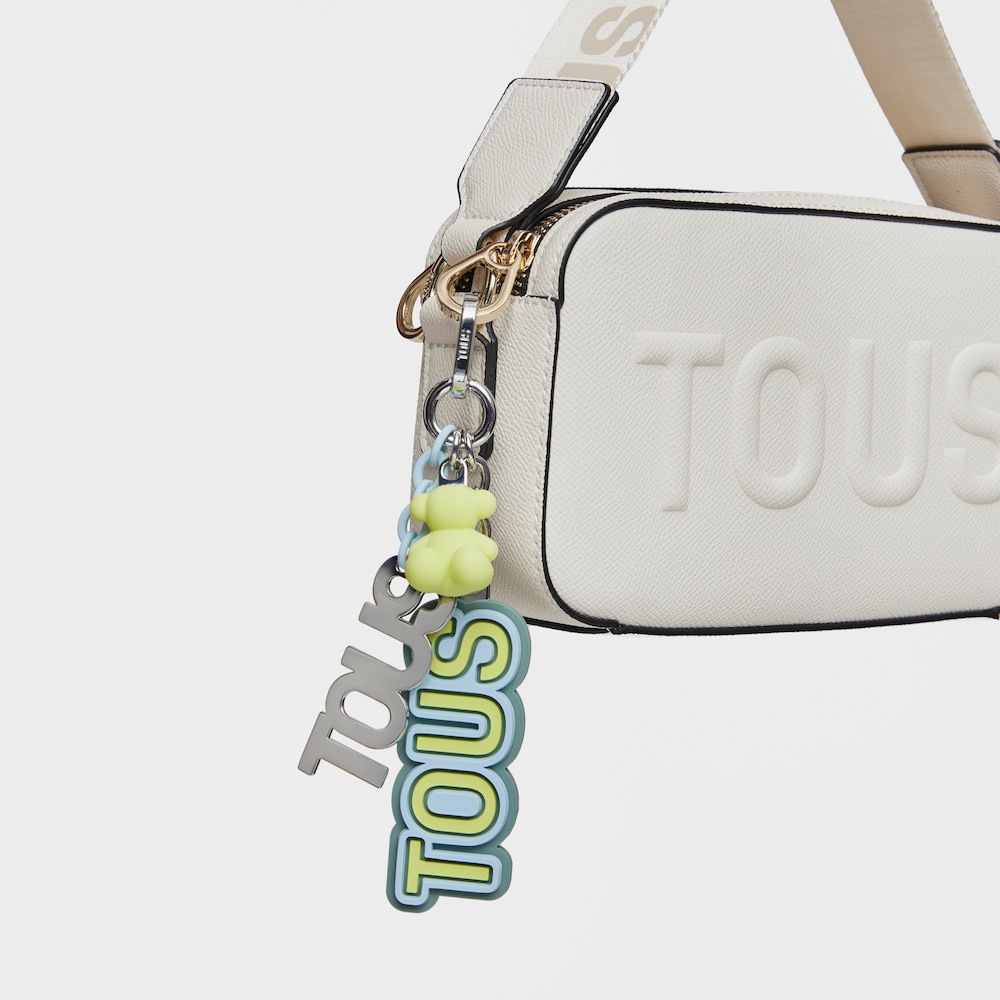 Lime green logos Key ring Bold Bear