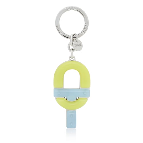 Blue and green logo Key ring TOUS MANIFESTO image number 0
