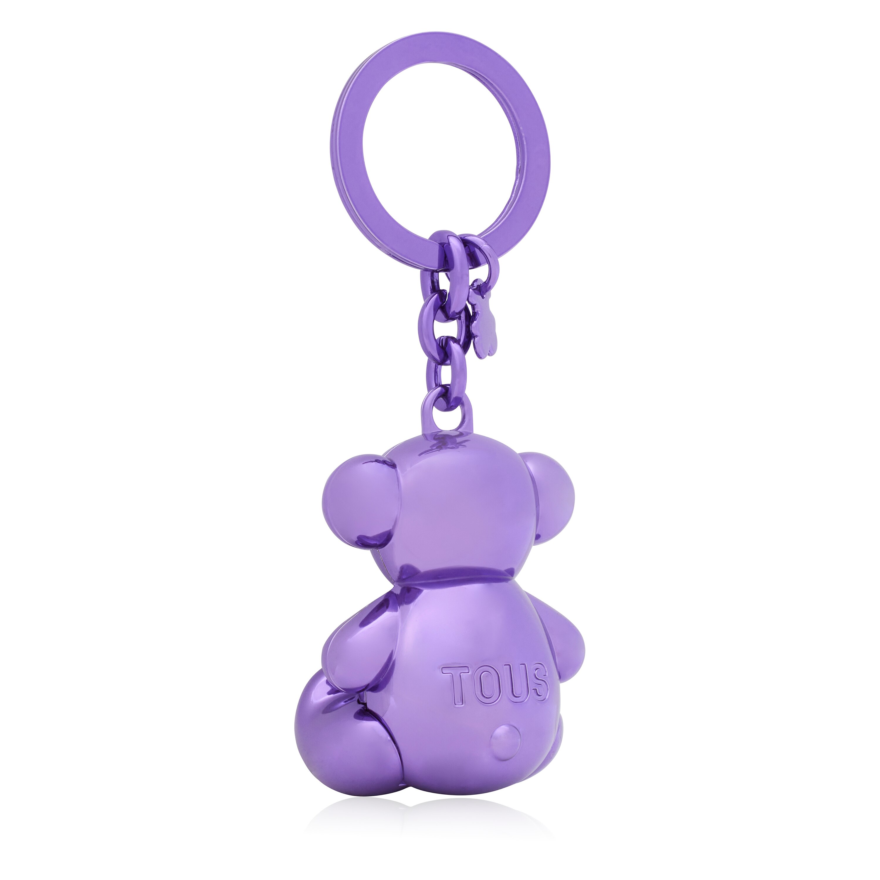Dark-lilac-colored Bear Key ring Bold Bear
