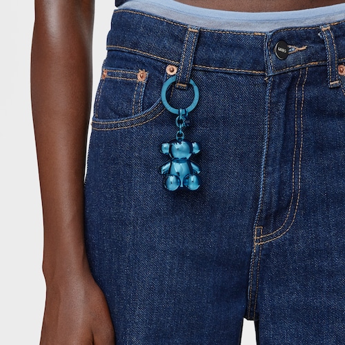 Light blue Bear Key ring Bold Bear