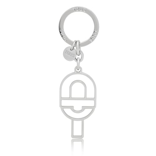 Key ring with silver-colored silhouette TOUS MANIFESTO image number 0