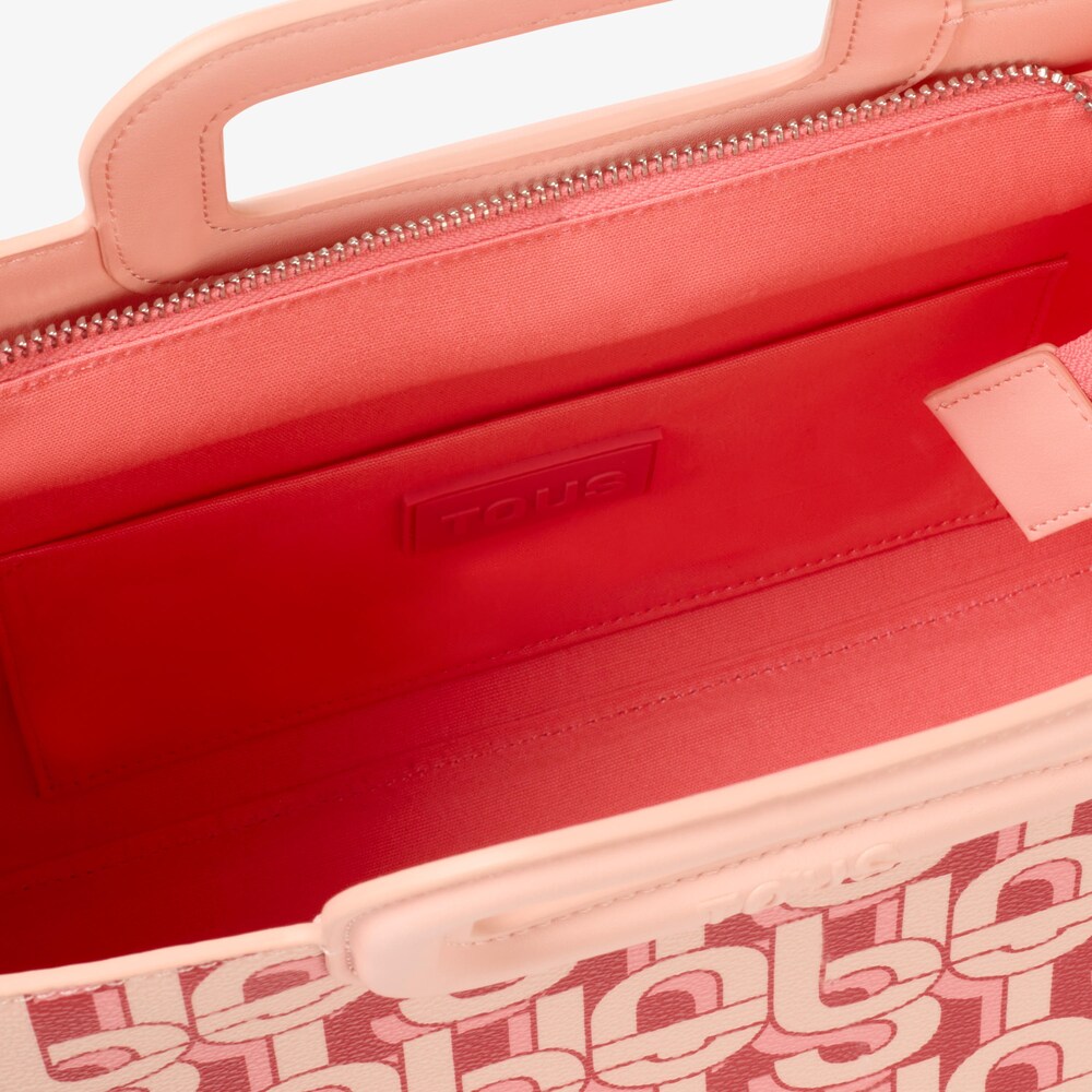 Shopper mediano Amaya coral TOUS MANIFESTO