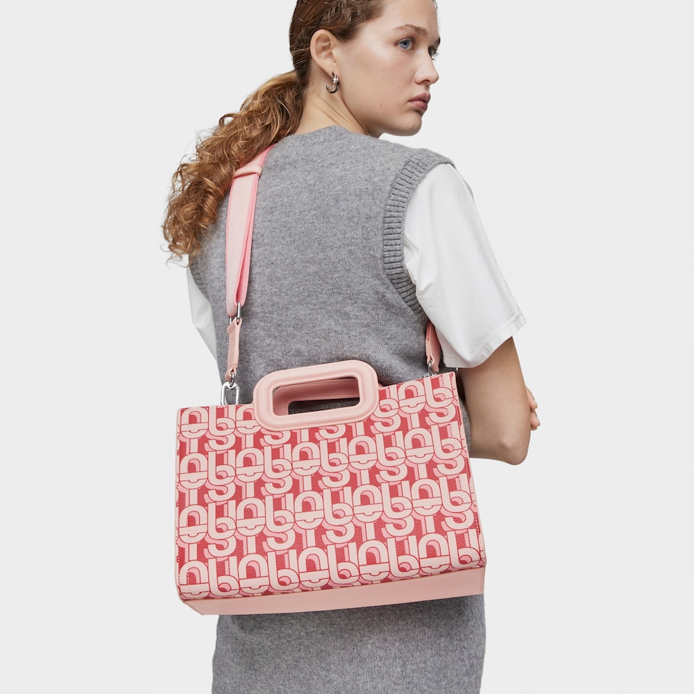 Shopper mediano Amaya coral TOUS MANIFESTO image number 4