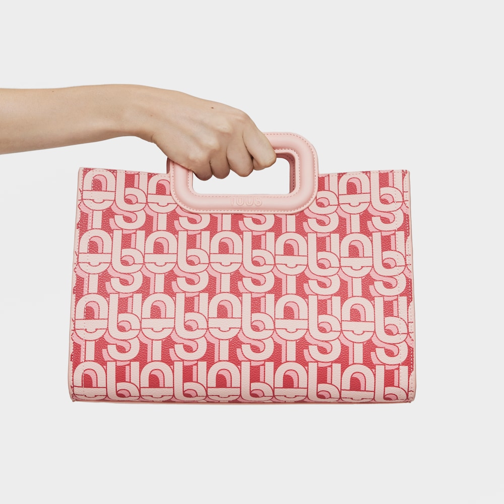 Shopper mediano Amaya coral TOUS MANIFESTO image number 5