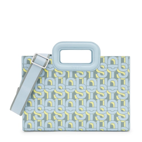 Medium light blue Amaya Shopping bag TOUS MANIFESTO image number 0