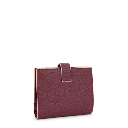 Burgundy Card wallet TOUS Halfmoon