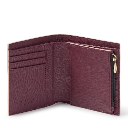 Burgundy Card wallet TOUS Halfmoon