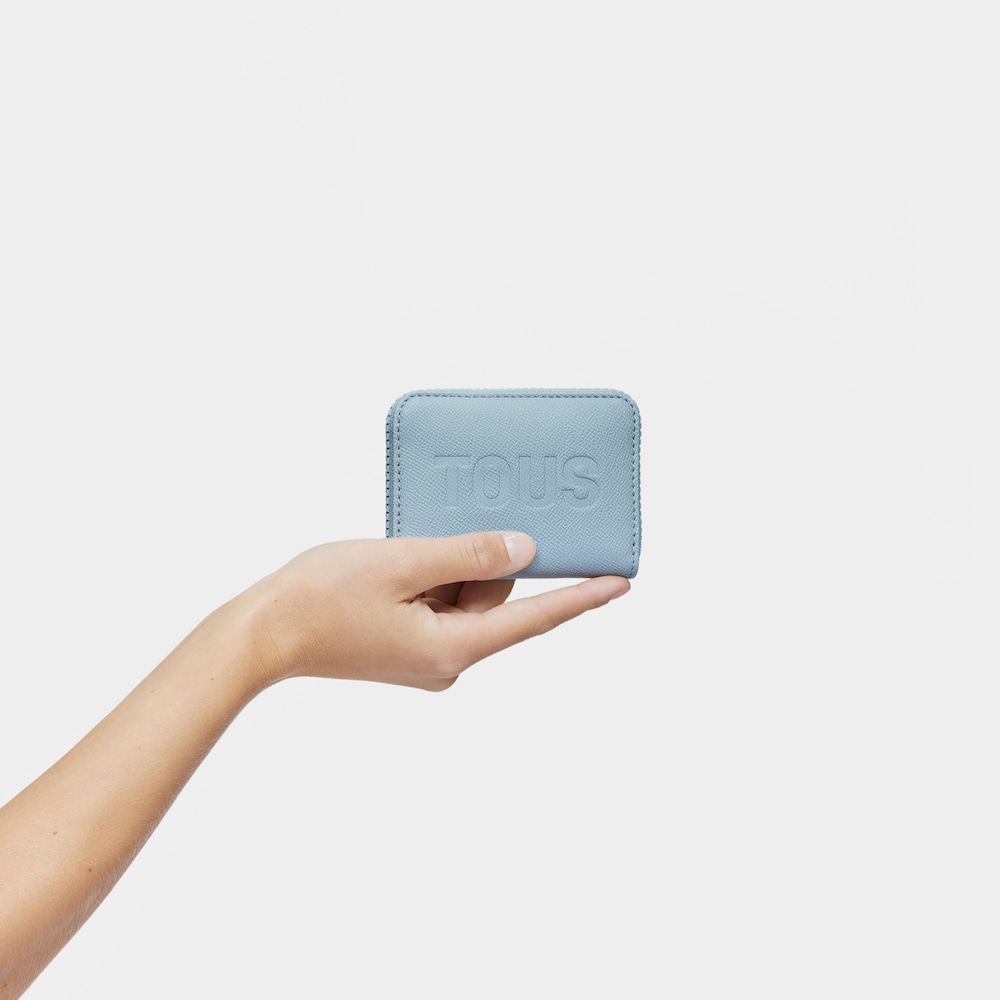 Monedero azul TOUS Halfmoon