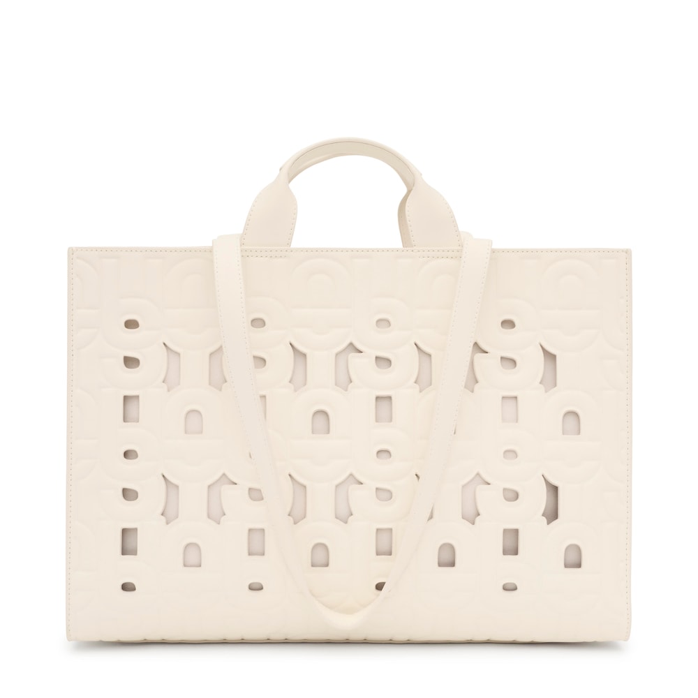 Large beige Amaya Shopping bag TOUS MANIFESTO CUT