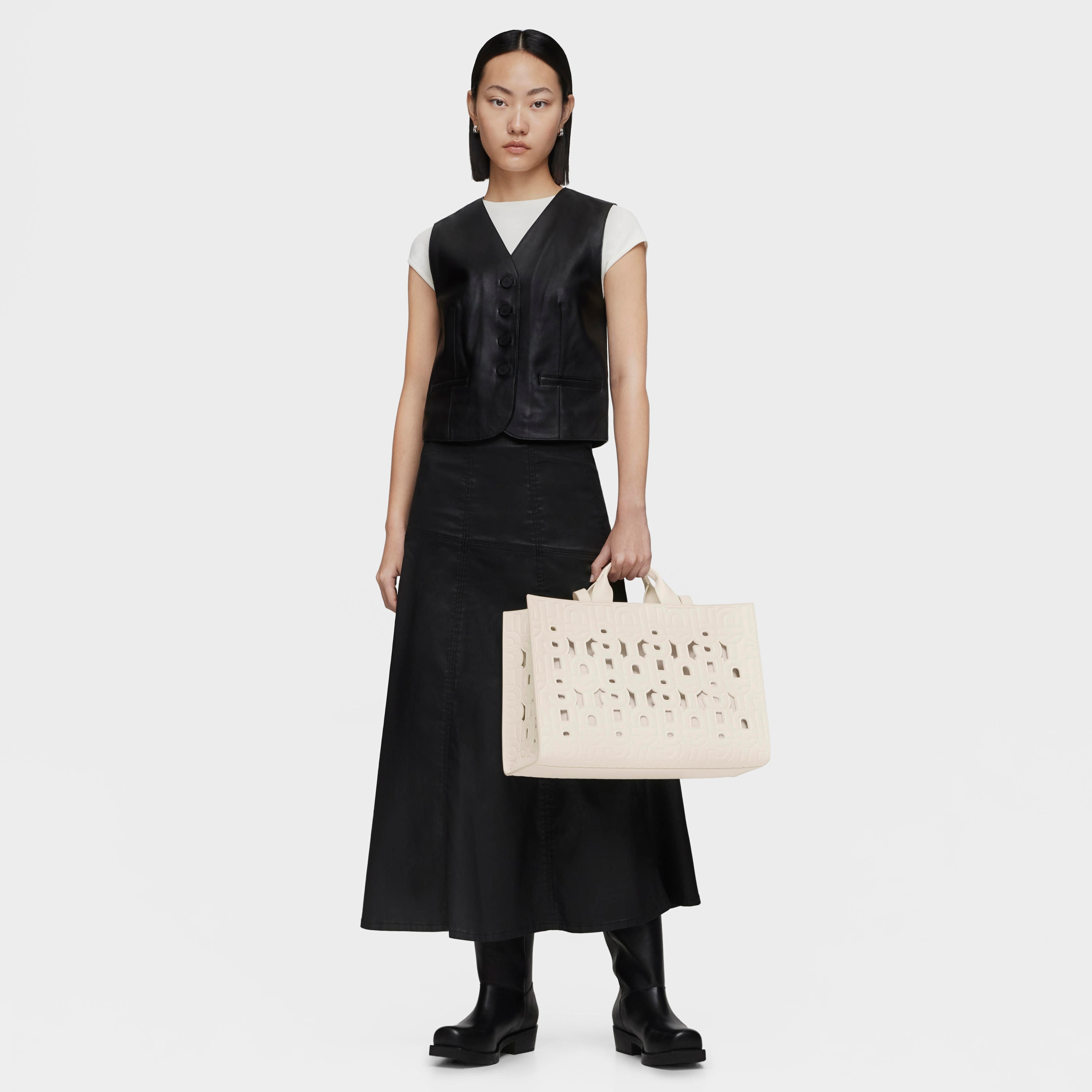 Large beige Amaya Shopping bag TOUS MANIFESTO CUT