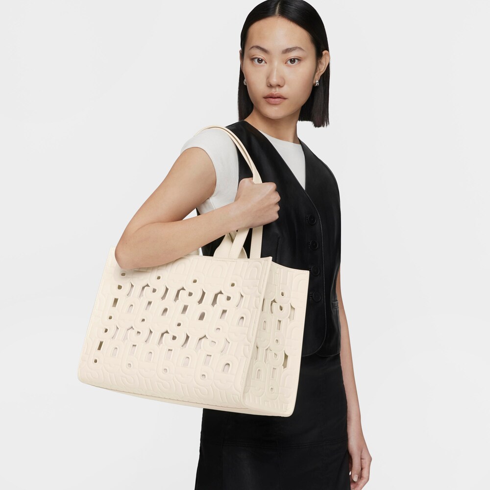 Large beige Amaya Shopping bag TOUS MANIFESTO CUT