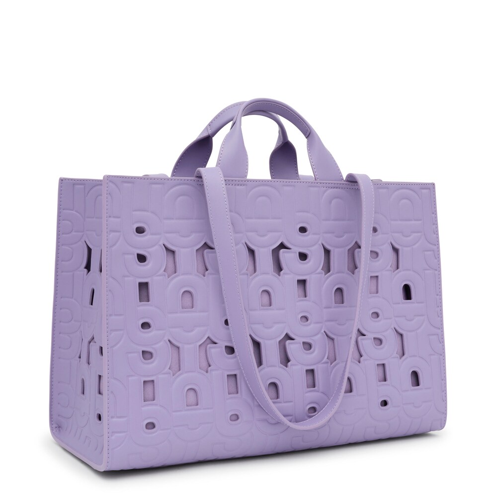 Velk&aacute; tmavě fialov&aacute; N&aacute;kupn&iacute; ta&scaron;ka Amaya TOUS MANIFESTO CUT