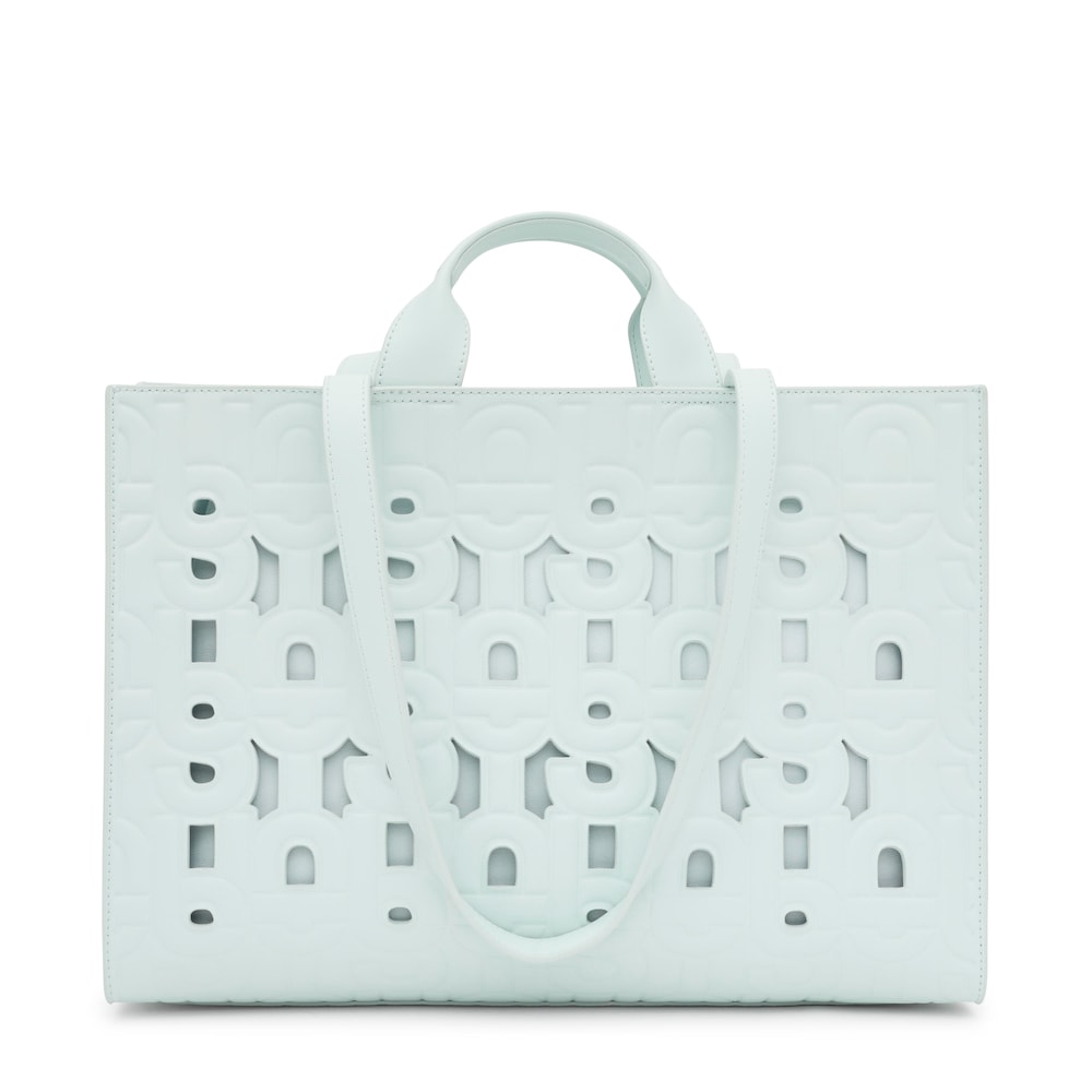 Large light blue Amaya Shopping bag TOUS MANIFESTO CUT