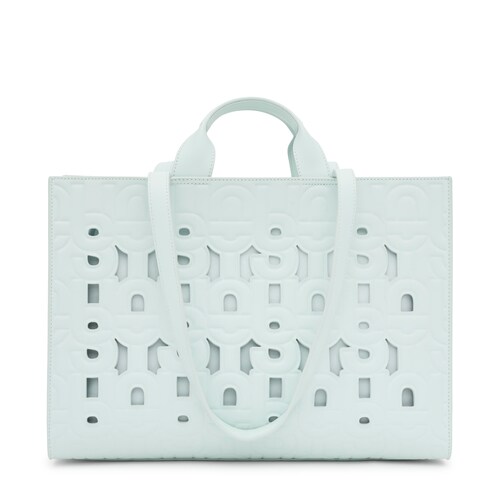 Large light blue Amaya Shopping bag TOUS MANIFESTO CUT image number 0