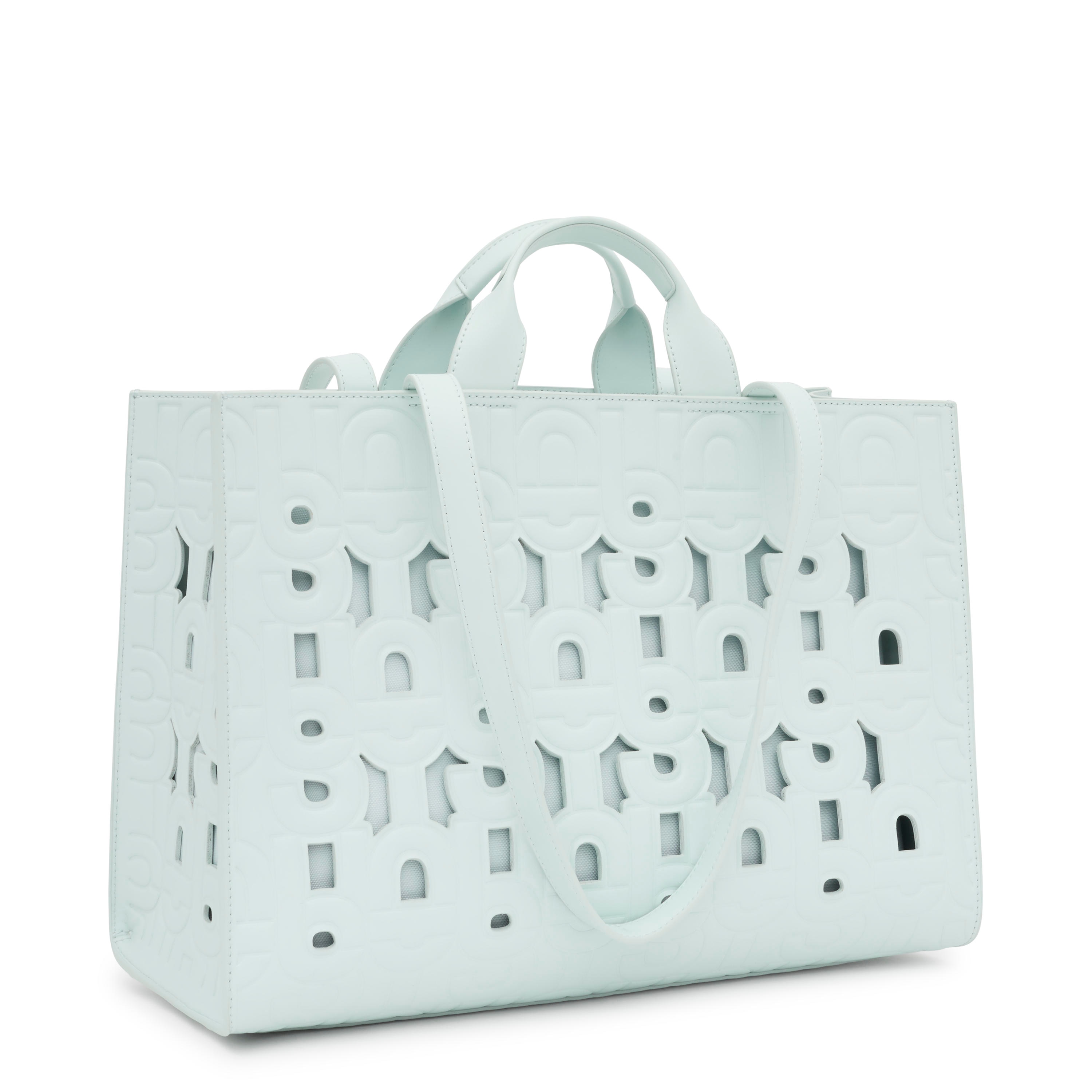 Large light blue Amaya Shopping bag TOUS MANIFESTO CUT