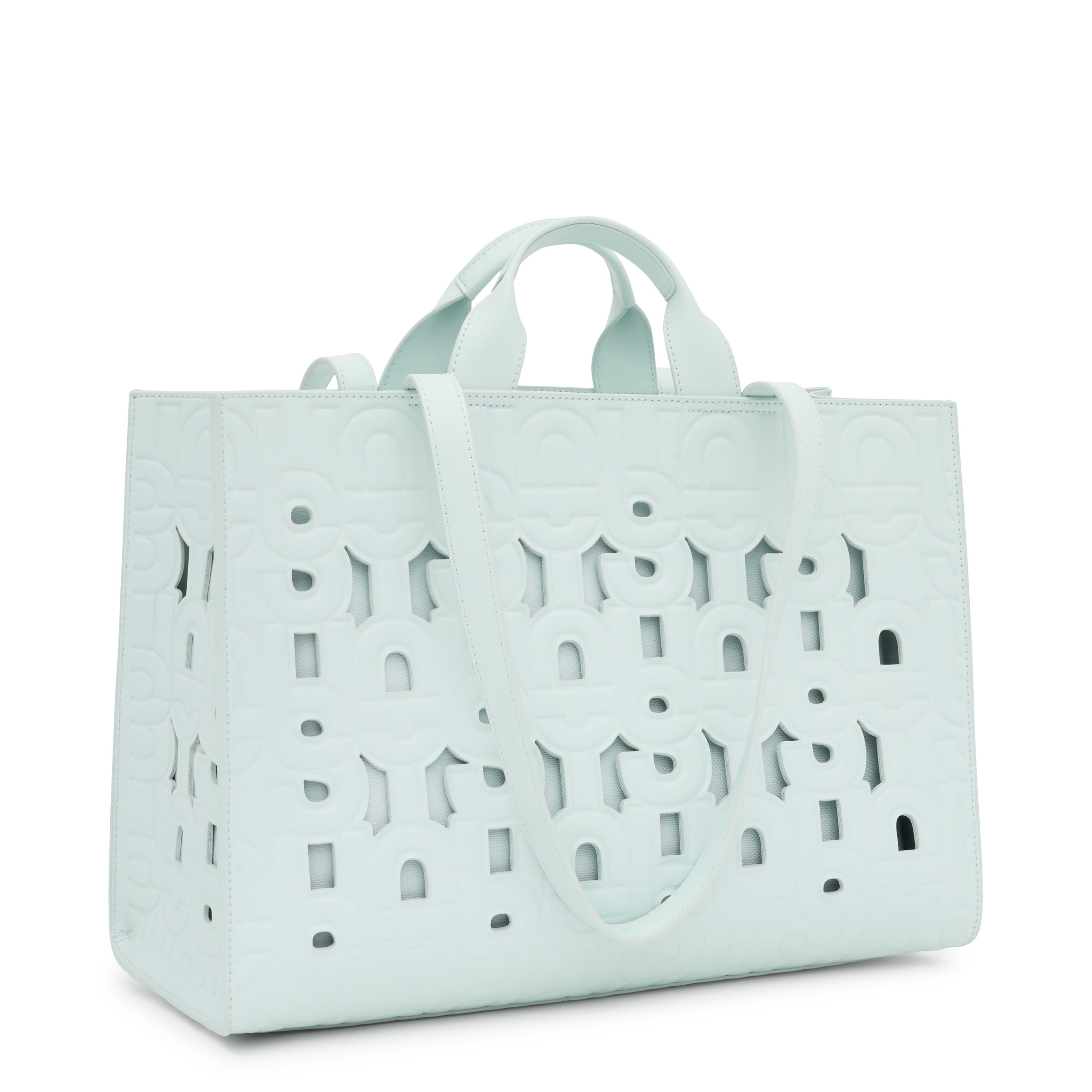 Large light blue Amaya Shopping bag TOUS MANIFESTO CUT