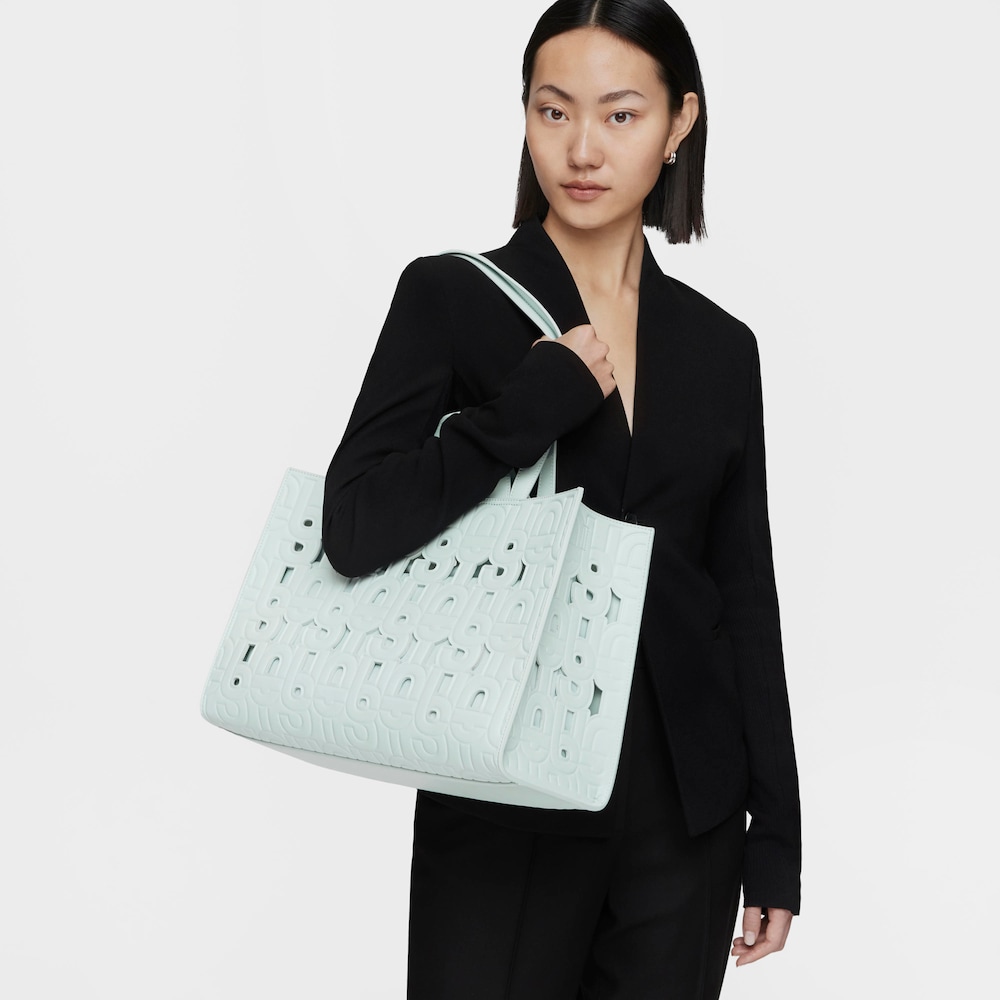 Large light blue Amaya Shopping bag TOUS MANIFESTO CUT
