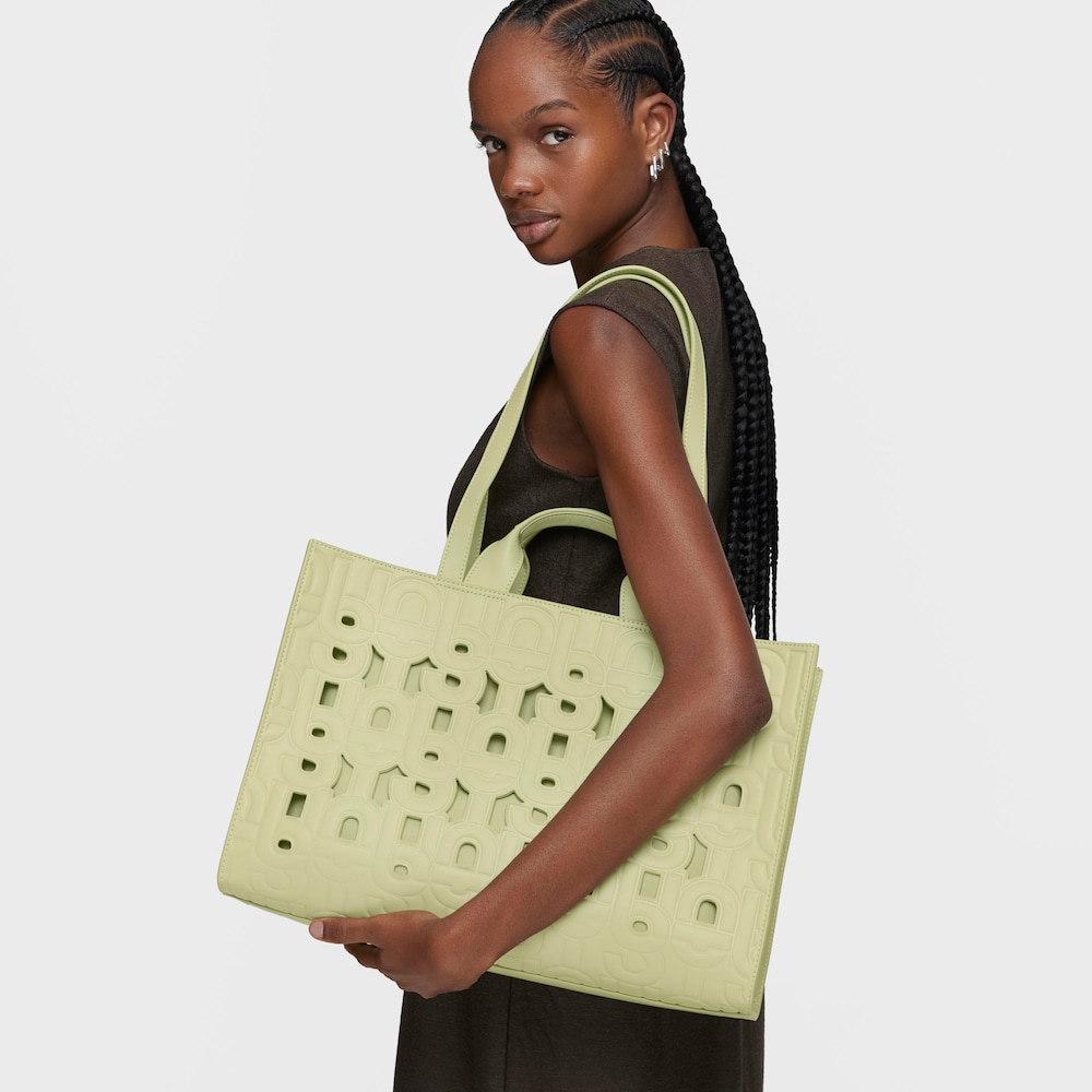 Shopper grande Amaya verde TOUS MANIFESTO CUT