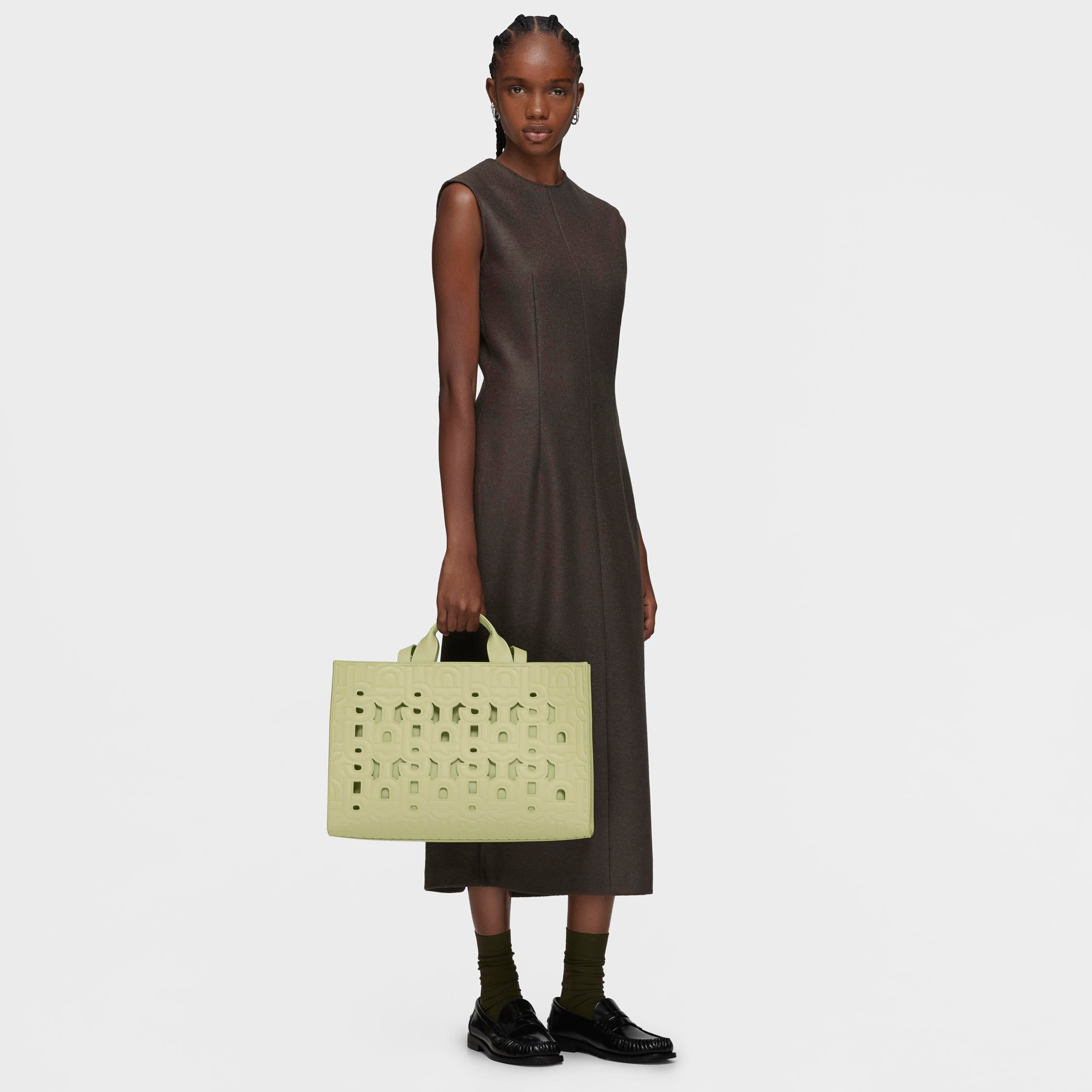 Large green Amaya Shopping bag TOUS MANIFESTO CUT