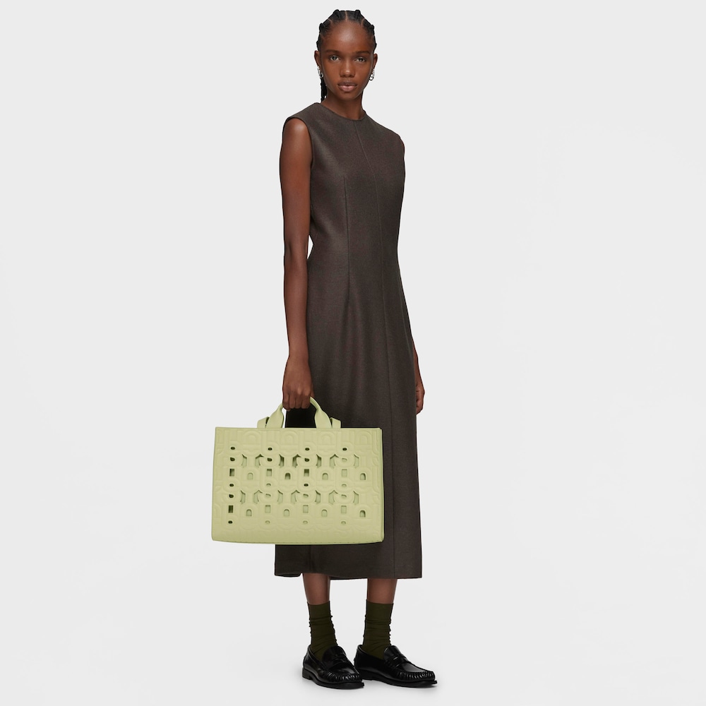 Shopper grande Amaya verde TOUS MANIFESTO CUT