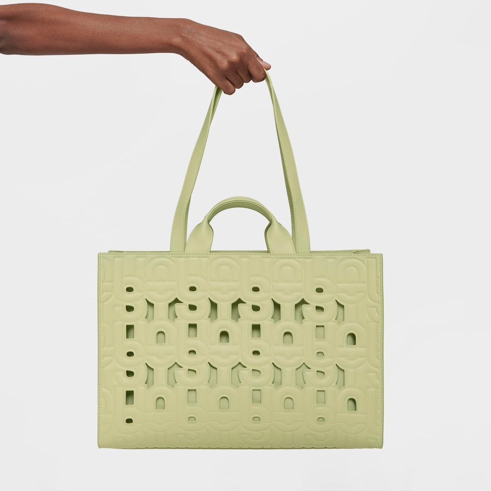 Shopper grande Amaya verde TOUS MANIFESTO CUT