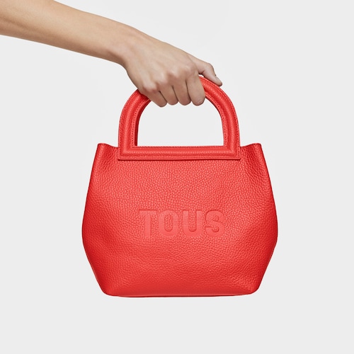 Medium red leather Shoulder bag TOUS Dora