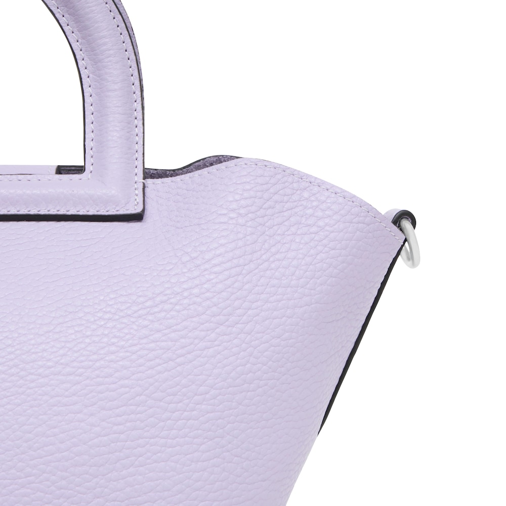 Medium lilac-colored leather Shoulder bag TOUS Dora