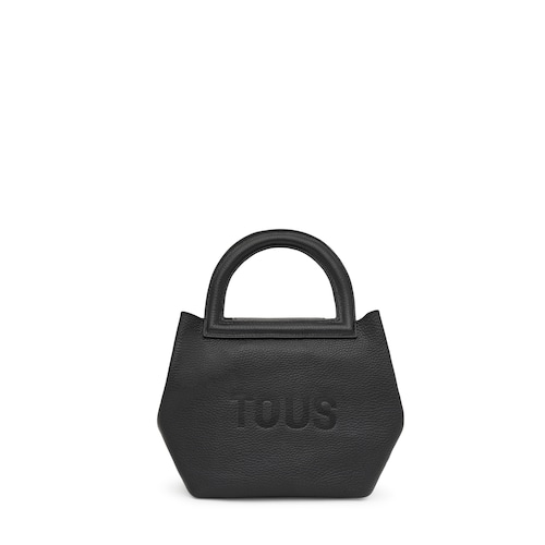 Medium black leather Shoulder bag TOUS Dora