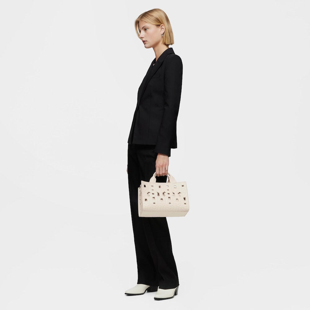 Medium beige Amaya Shopping bag TOUS MANIFESTO CUT image number 3