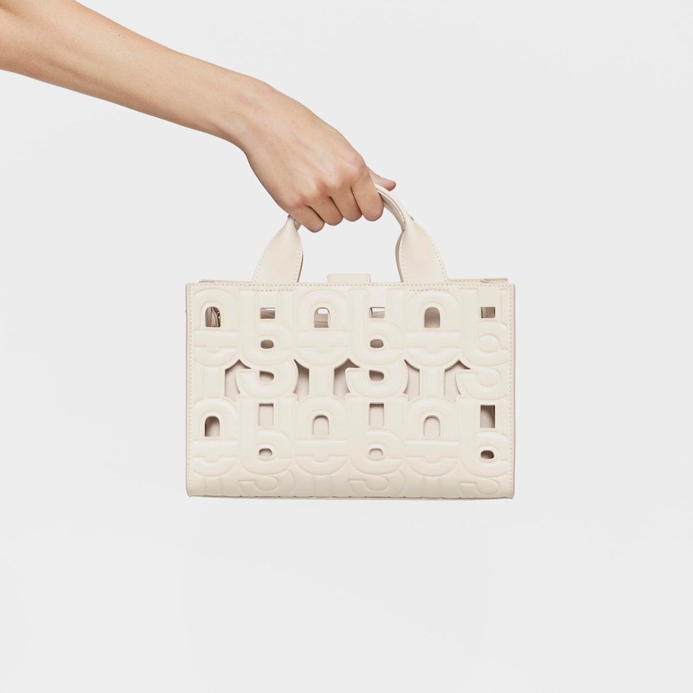 Medium beige Amaya Shopping bag TOUS MANIFESTO CUT image number 5