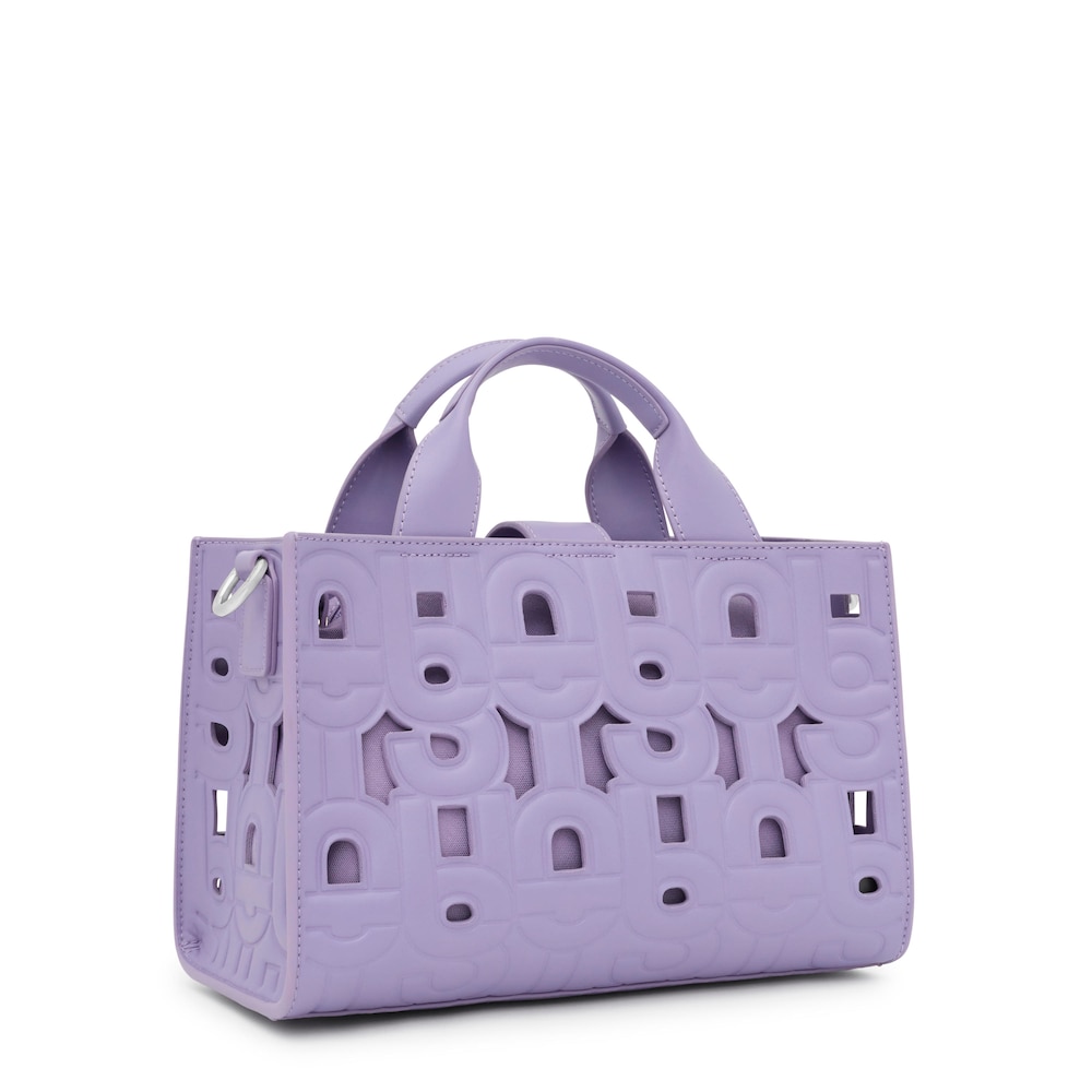 Medium dark-lilac-colored Amaya Shopping bag TOUS MANIFESTO CUT image number 1