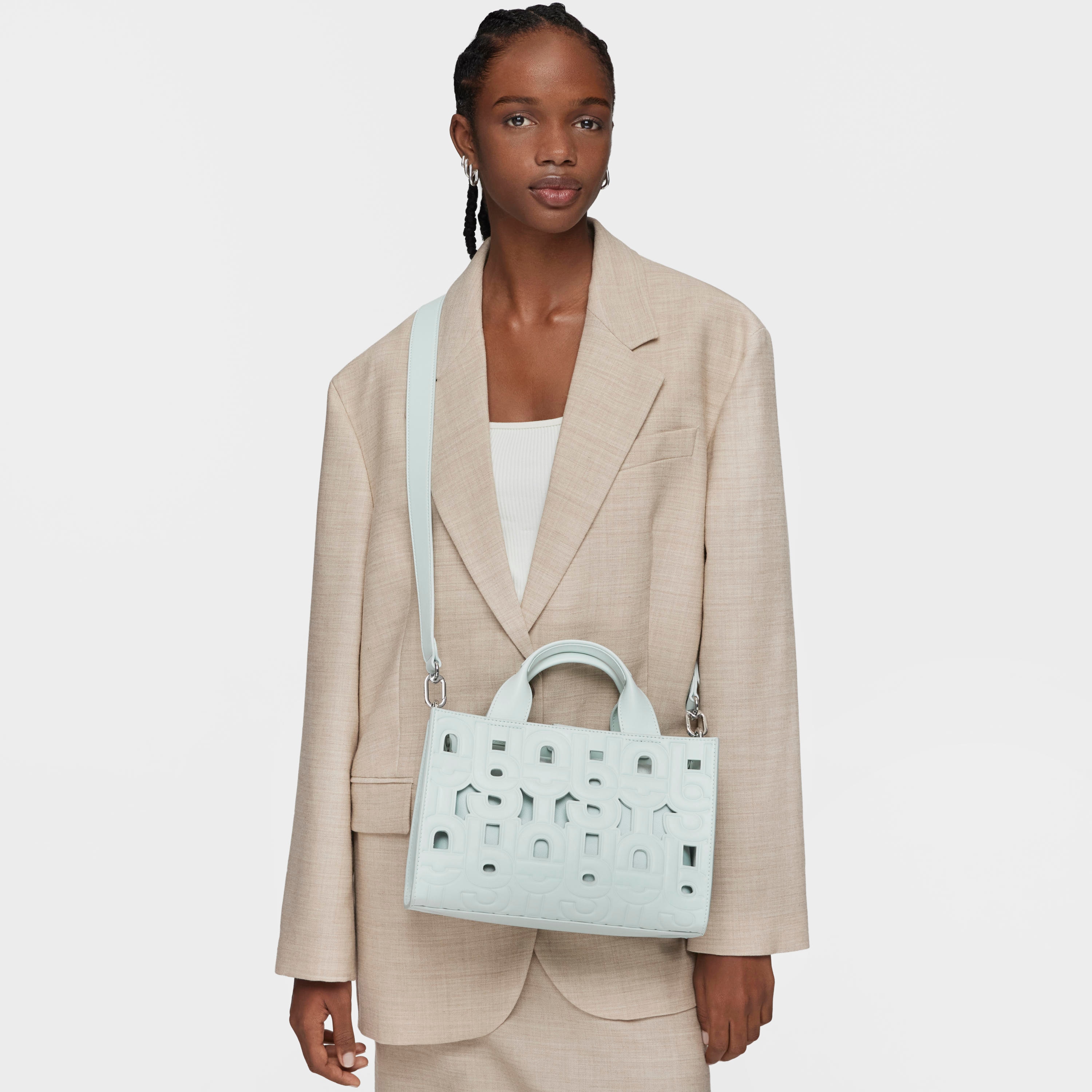 Medium light blue Amaya Shopping bag TOUS MANIFESTO CUT