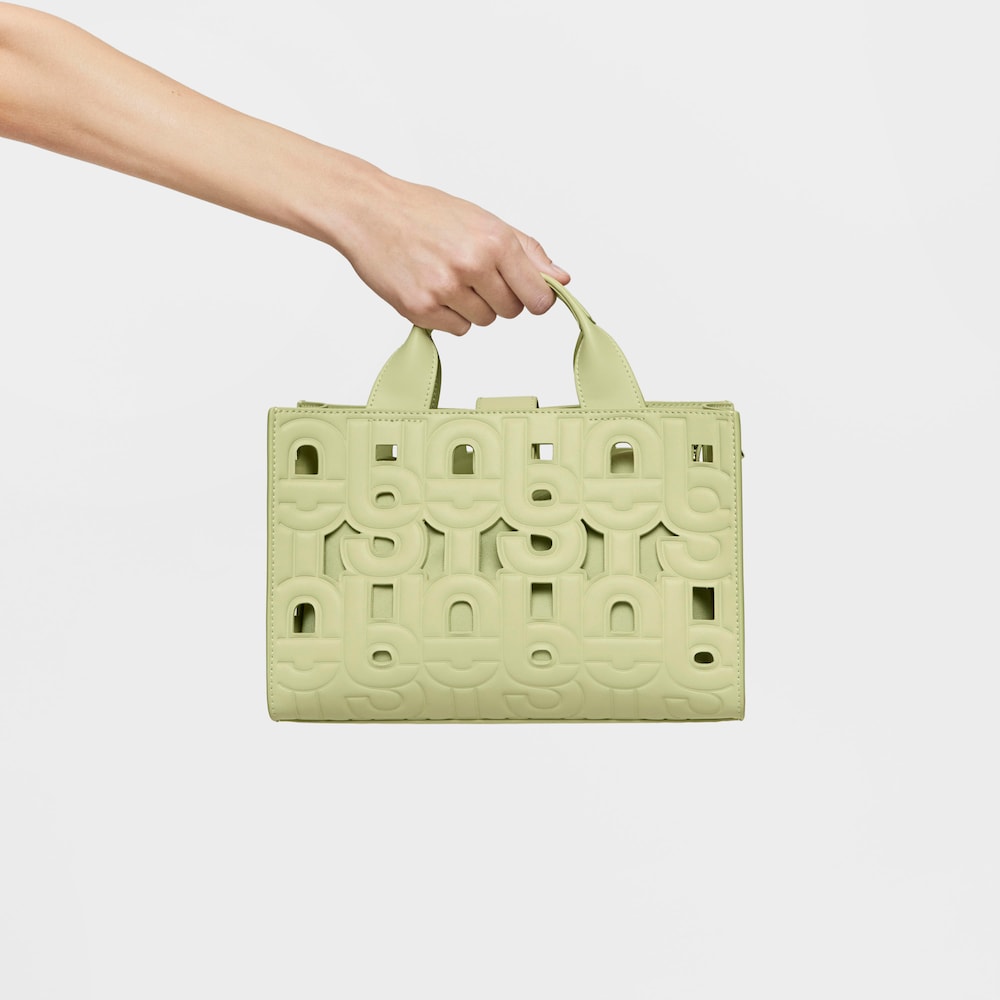Shopper mediano Amaya verde TOUS MANIFESTO CUT image number 5