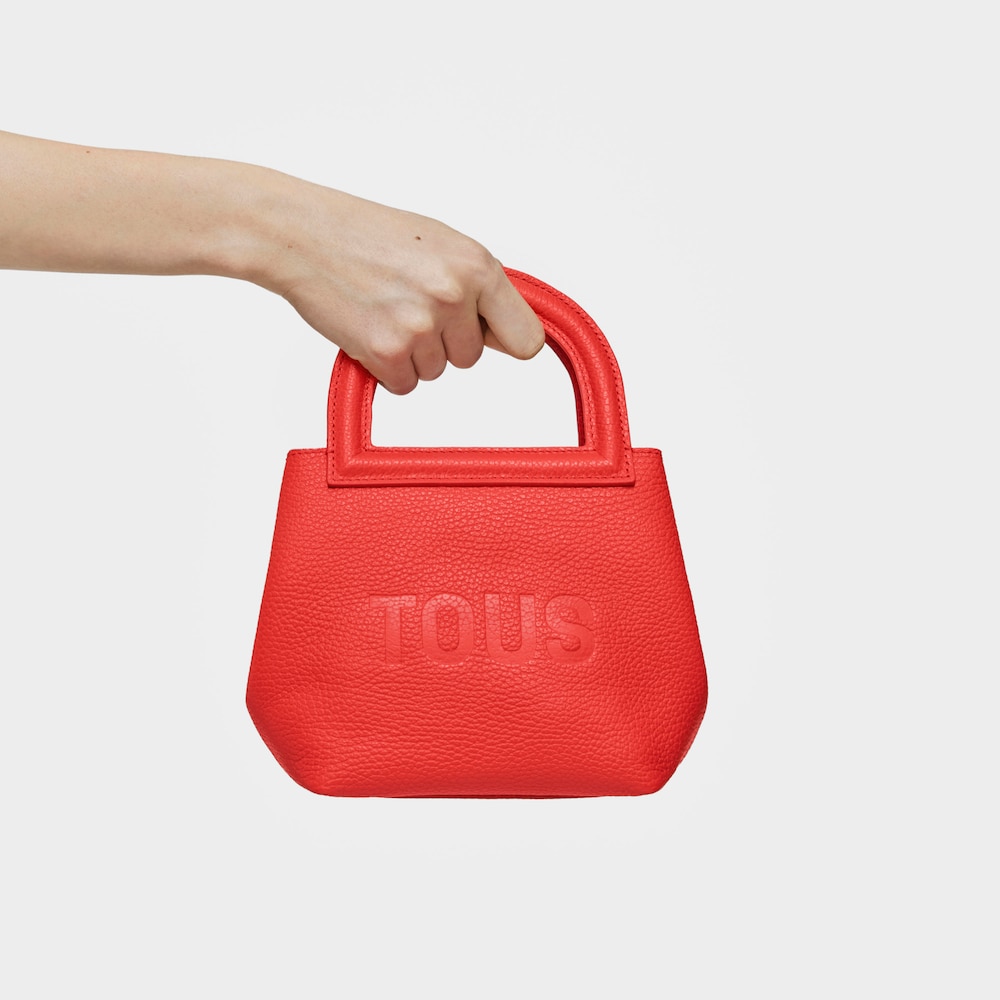 Small red leather Shoulder bag TOUS Dora