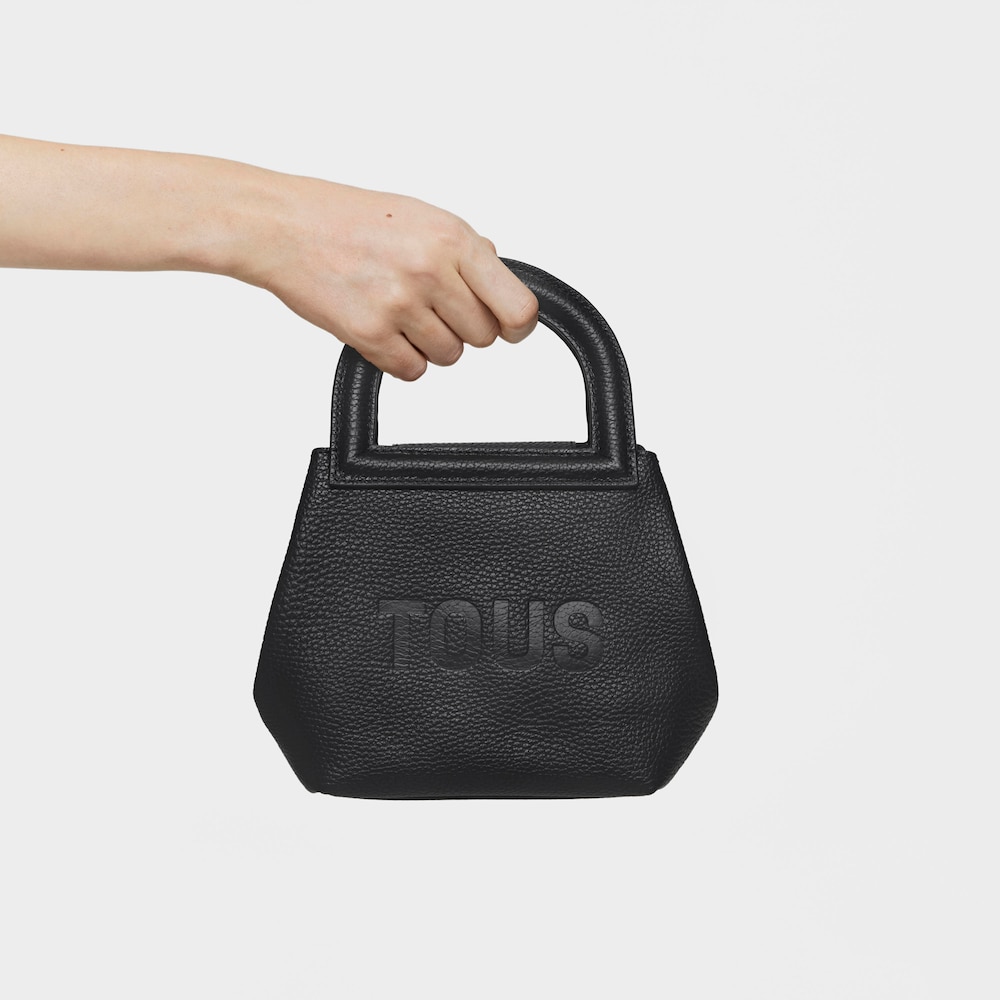 Small black leather Shoulder bag TOUS Dora