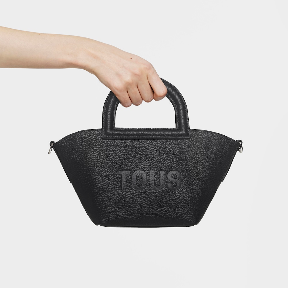 Small black leather Shoulder bag TOUS Dora image number 6