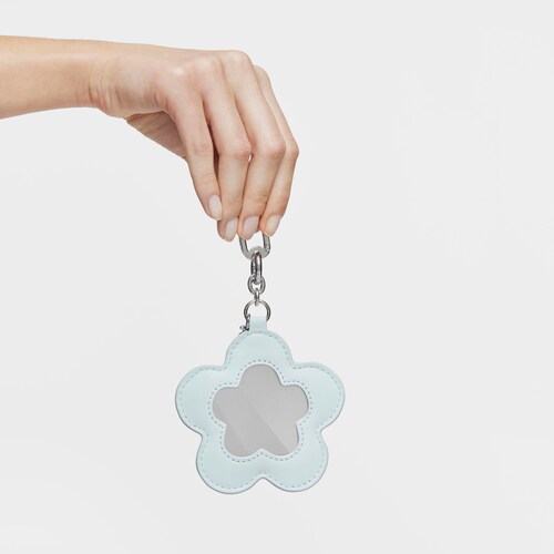 Light blue Key ring Mirror Motifs