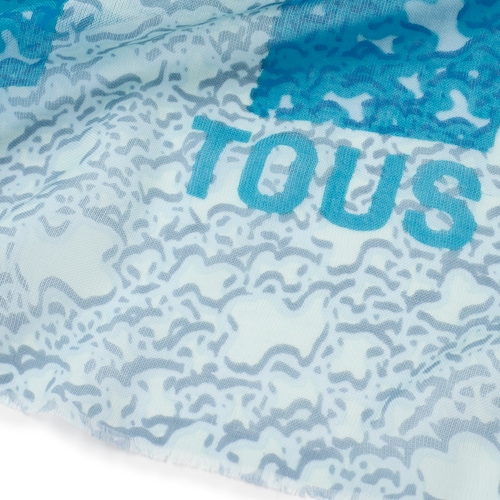Blue modal Scarf Kaos Mini Evolution