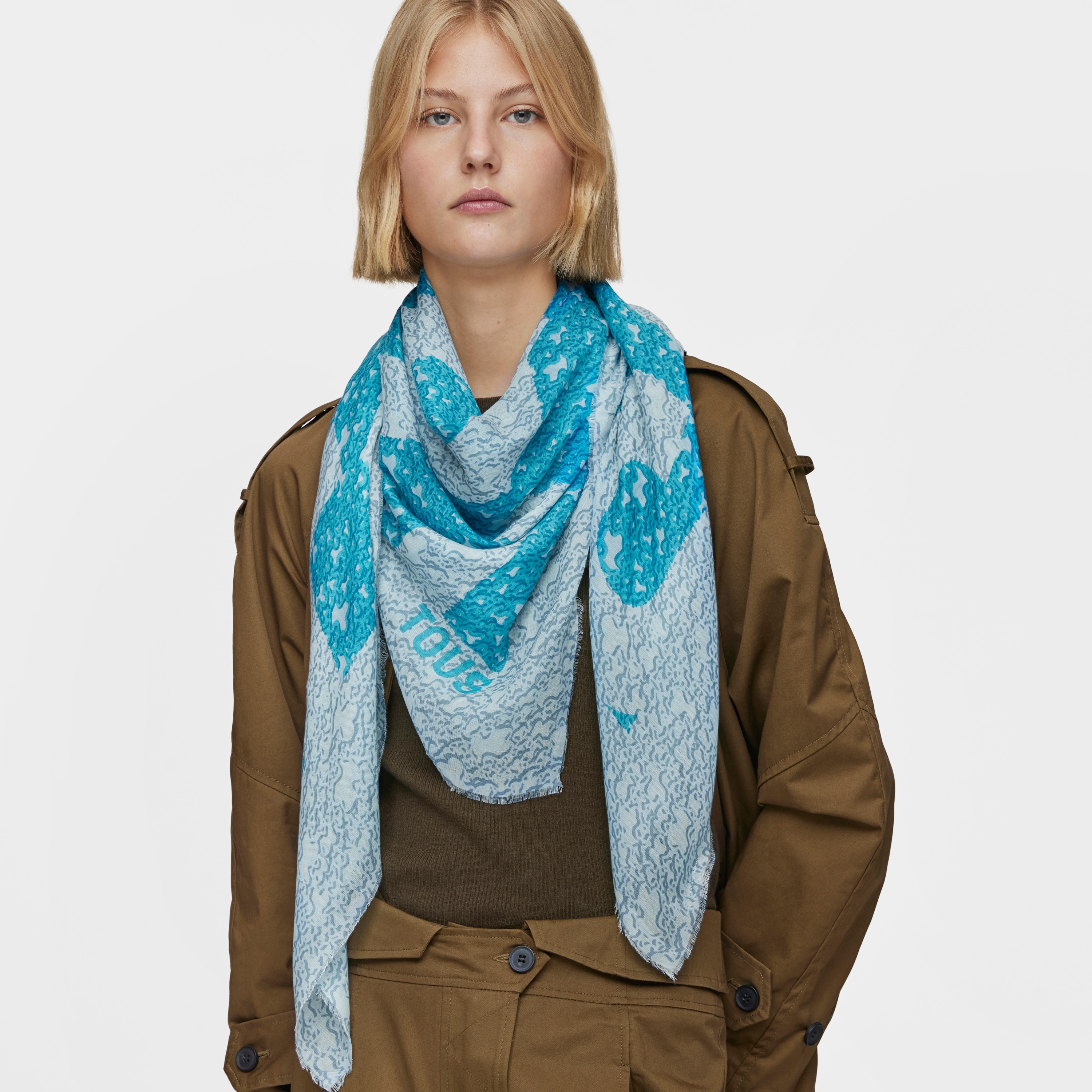 Blue modal Scarf Kaos Mini Evolution