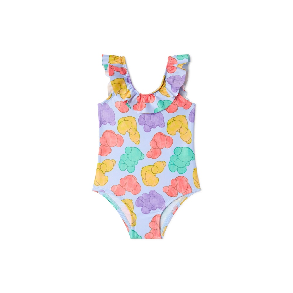 Ba&ntilde;ador integral de ni&ntilde;a Aqua azul celeste