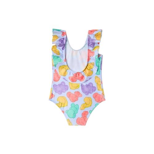 Fato de banho integral de menina Aqua azul celeste