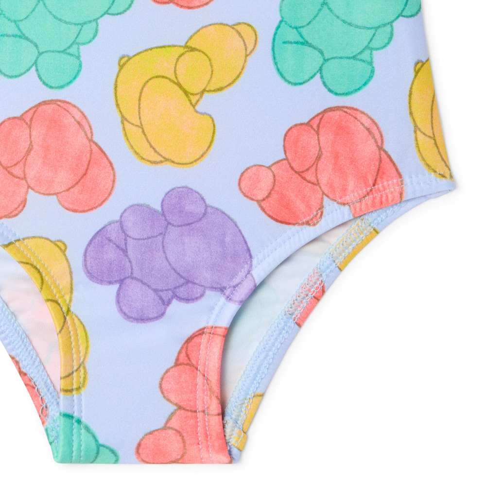 Ba&ntilde;ador integral de ni&ntilde;a Aqua azul celeste