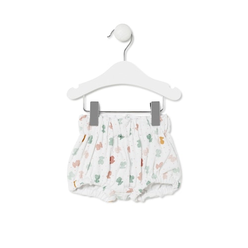 Conjunto de bebé de tirantes Joy blanco