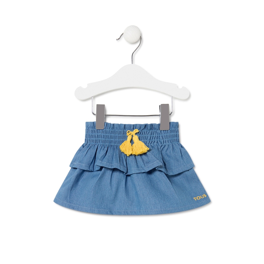 Conjunto de ni&ntilde;a Denim azul celeste